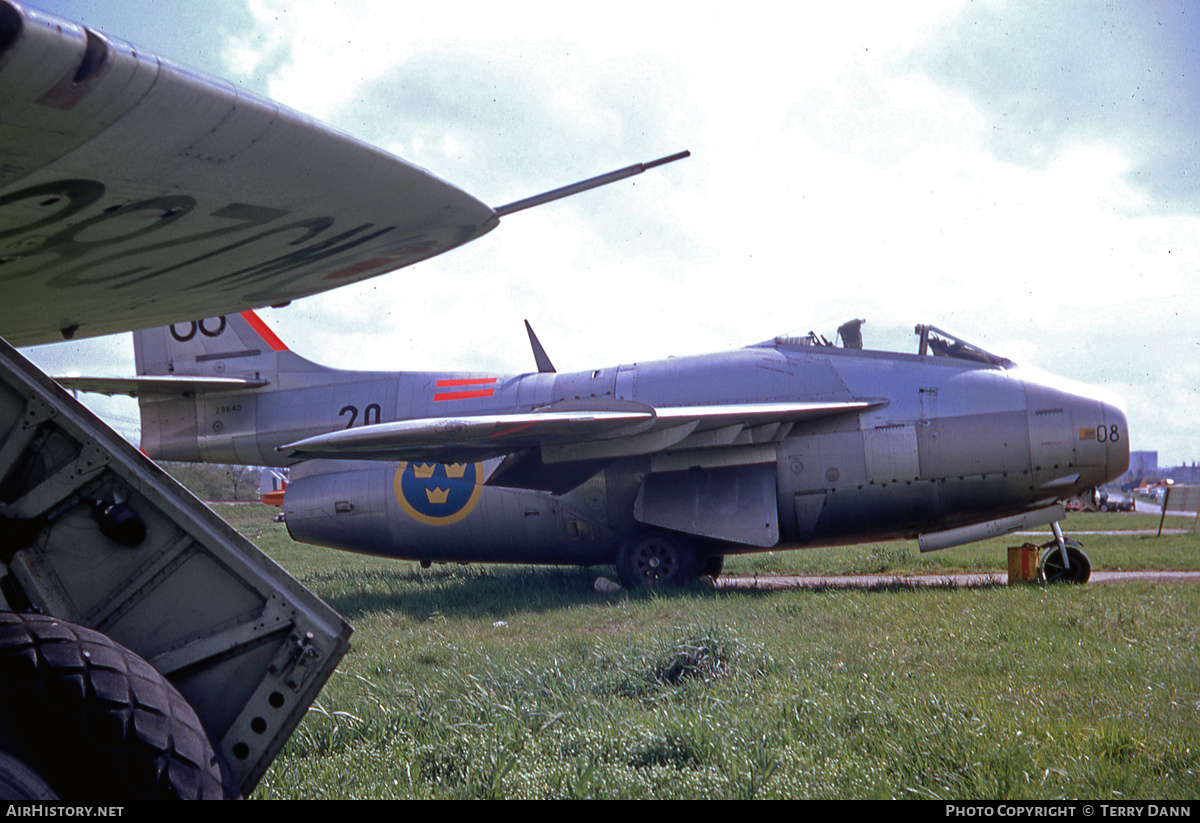 Aircraft Photo of 29640 | Saab J29F Tunnan | Sweden - Air Force | AirHistory.net #303877