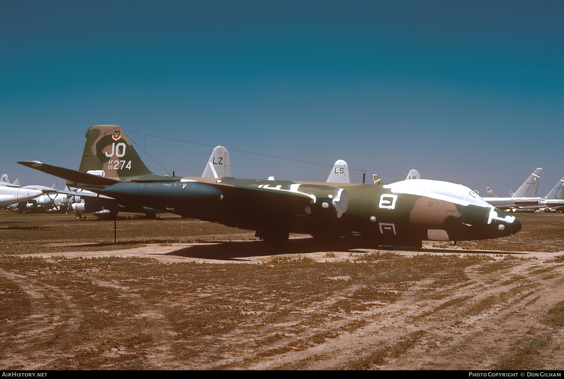 Aircraft Photo of 55-4274 / AF55-274 | Martin B-57E Canberra | USA - Air Force | AirHistory.net #303889