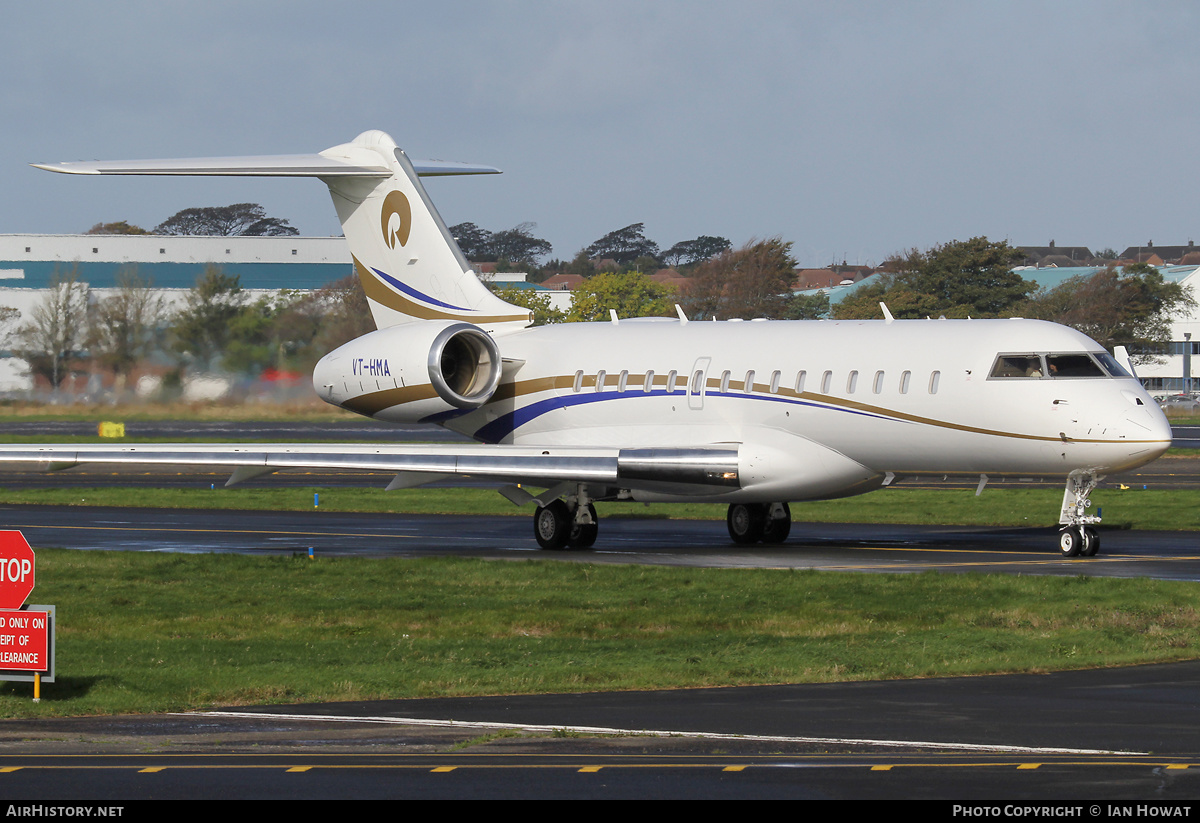 Aircraft Photo of VT-HMA | Bombardier Global Express XRS (BD-700-1A10) | AirHistory.net #303904