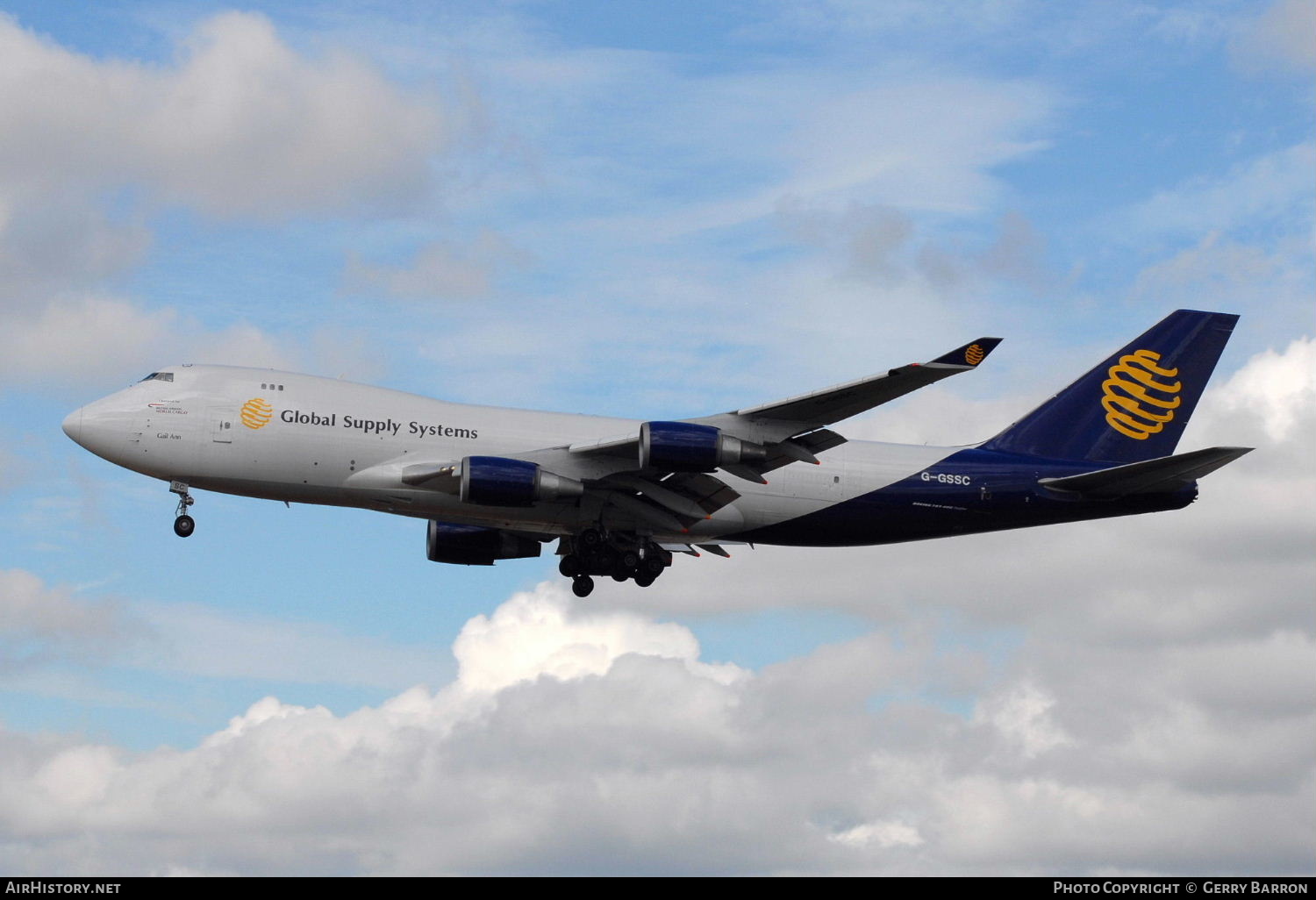 Aircraft Photo of G-GSSC | Boeing 747-47UF/SCD | Global Supply Systems | AirHistory.net #303969