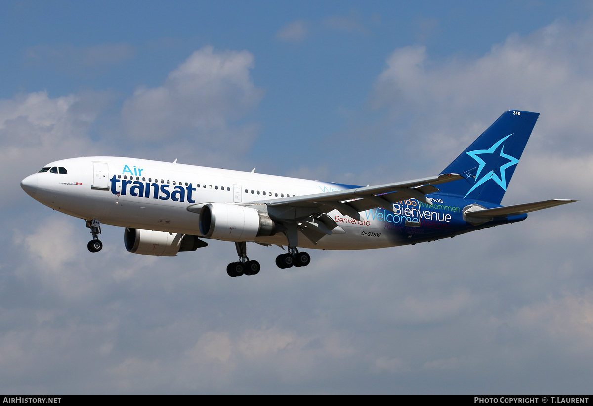 Aircraft Photo of C-GTSW | Airbus A310-304 | Air Transat | AirHistory.net #303976