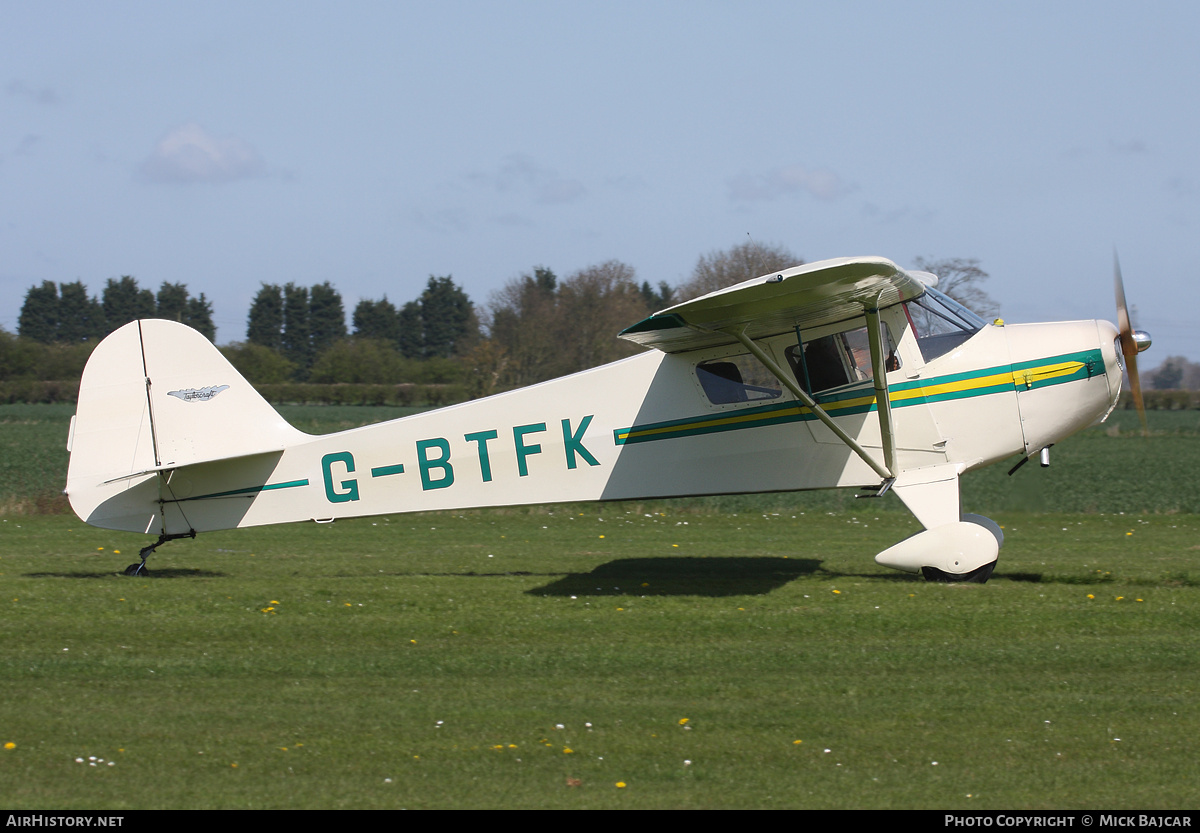 Aircraft Photo of G-BTFK | Taylorcraft BC-12D Twosome | AirHistory.net #303990