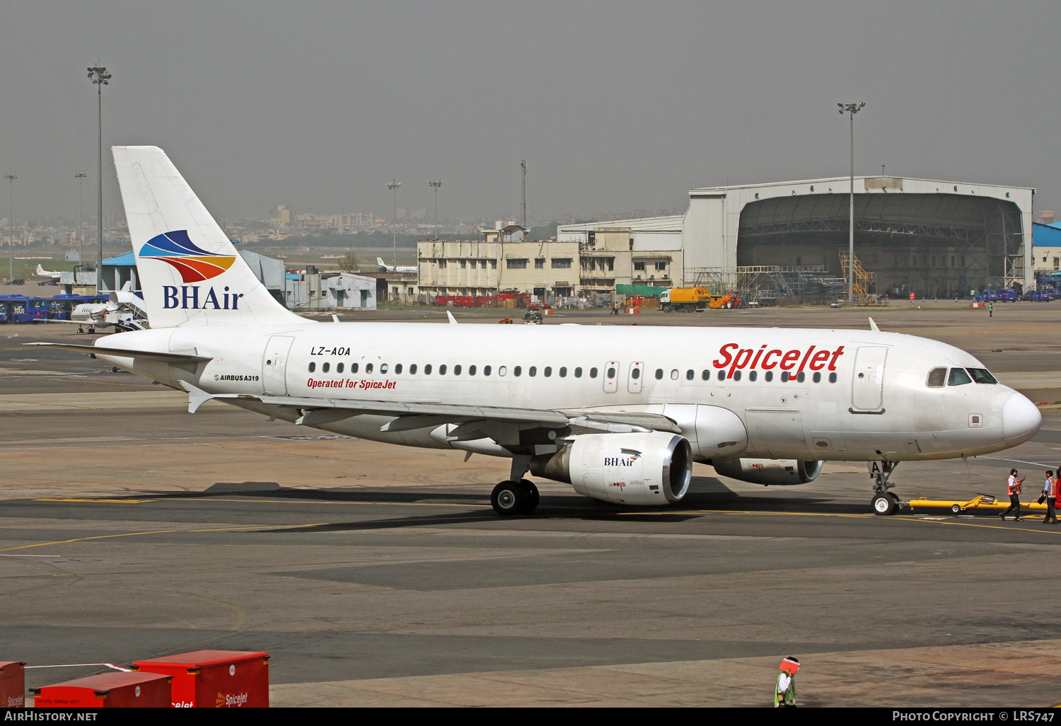 Aircraft Photo of LZ-AOA | Airbus A319-111 | SpiceJet | AirHistory.net #303994
