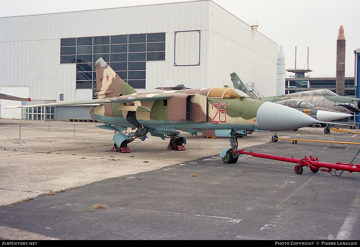 Aircraft Photo of 26 red | Mikoyan-Gurevich MiG-23ML | Soviet Union - Air Force | AirHistory.net #304003