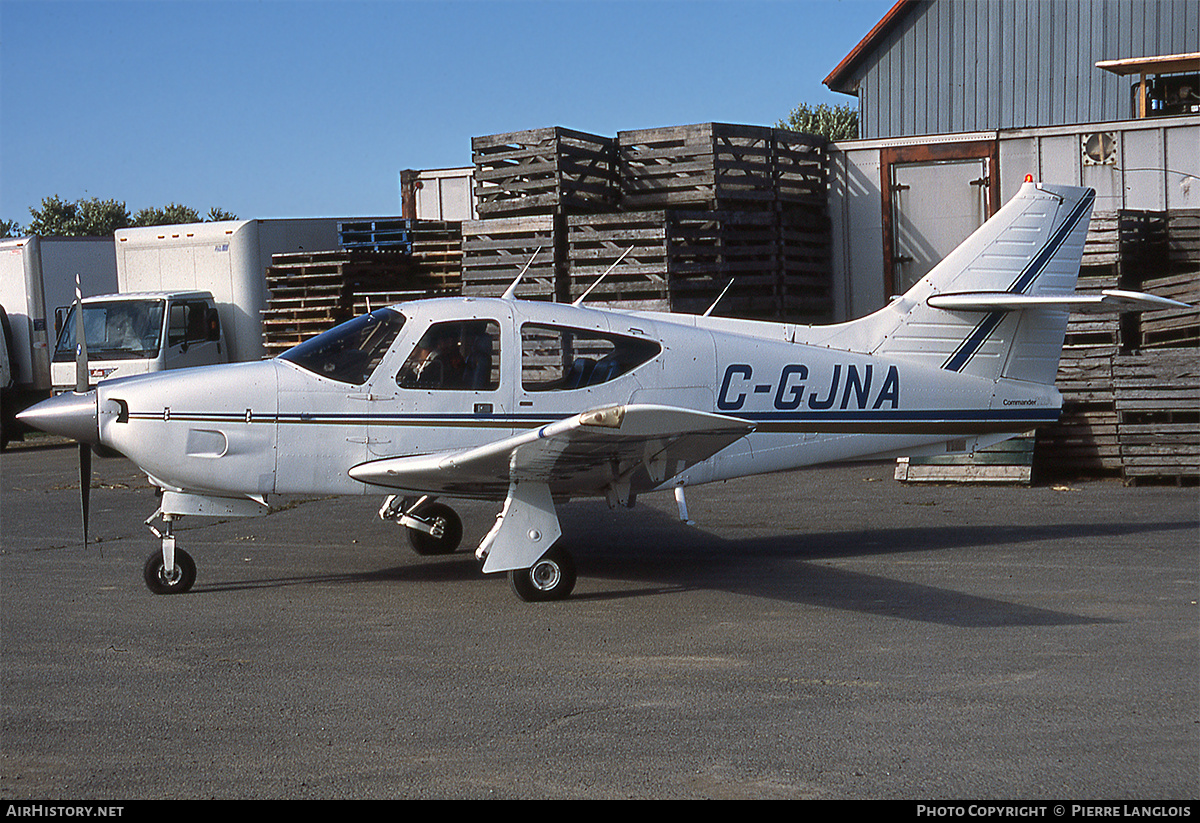 Aircraft Photo of C-GJNA | Rockwell Commander 112A | AirHistory.net #304063