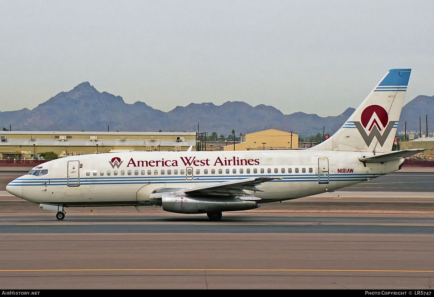 Aircraft Photo of N181AW | Boeing 737-277/Adv | America West Airlines | AirHistory.net #304108