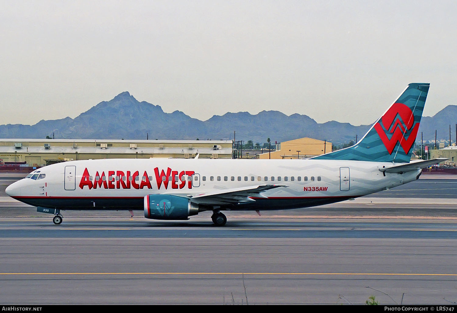 Aircraft Photo of N335AW | Boeing 737-3U3 | America West Airlines | AirHistory.net #304125