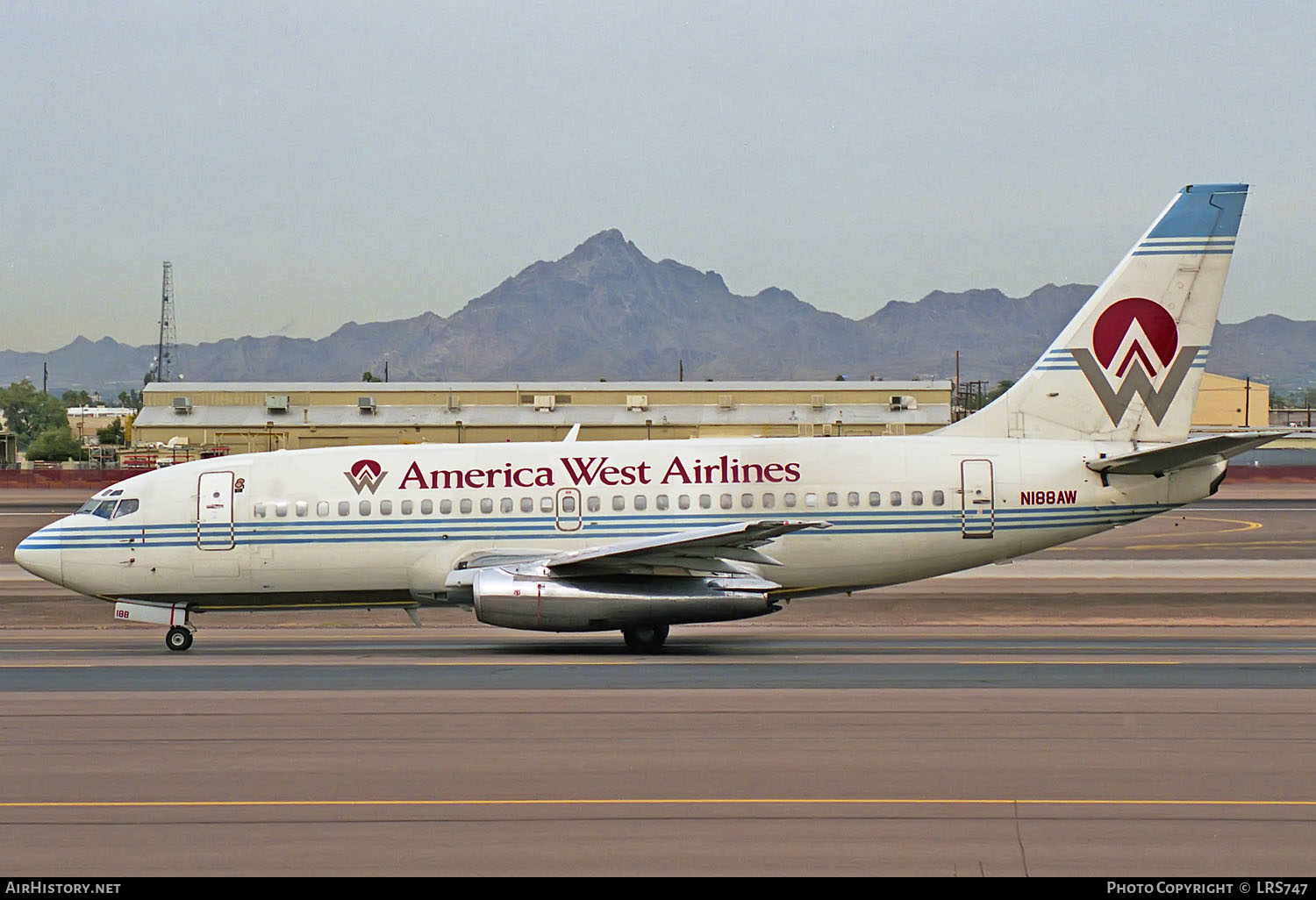 Aircraft Photo of N188AW | Boeing 737-277/Adv | America West Airlines | AirHistory.net #304141