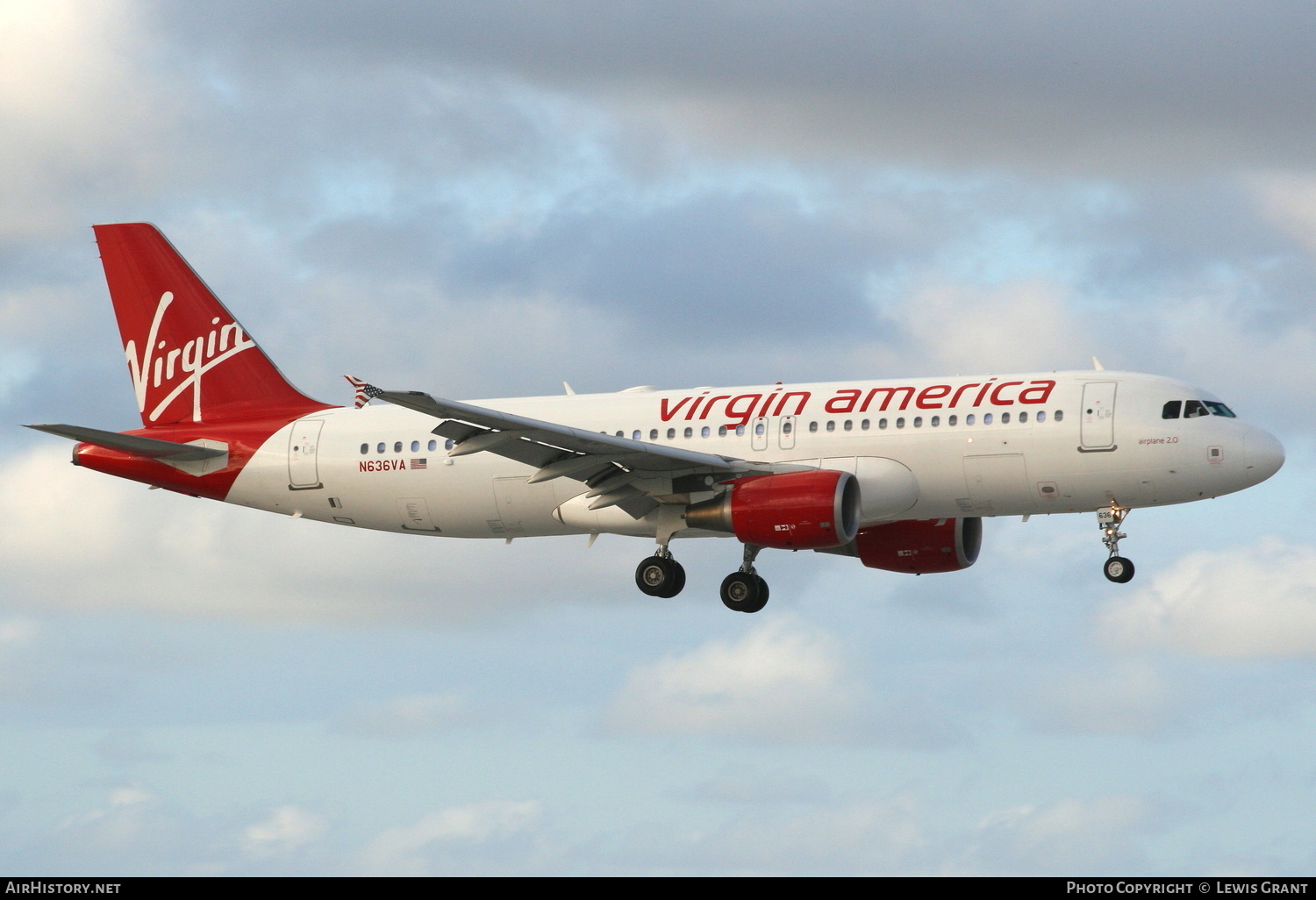 Aircraft Photo of N636VA | Airbus A320-214 | Virgin America | AirHistory.net #304155
