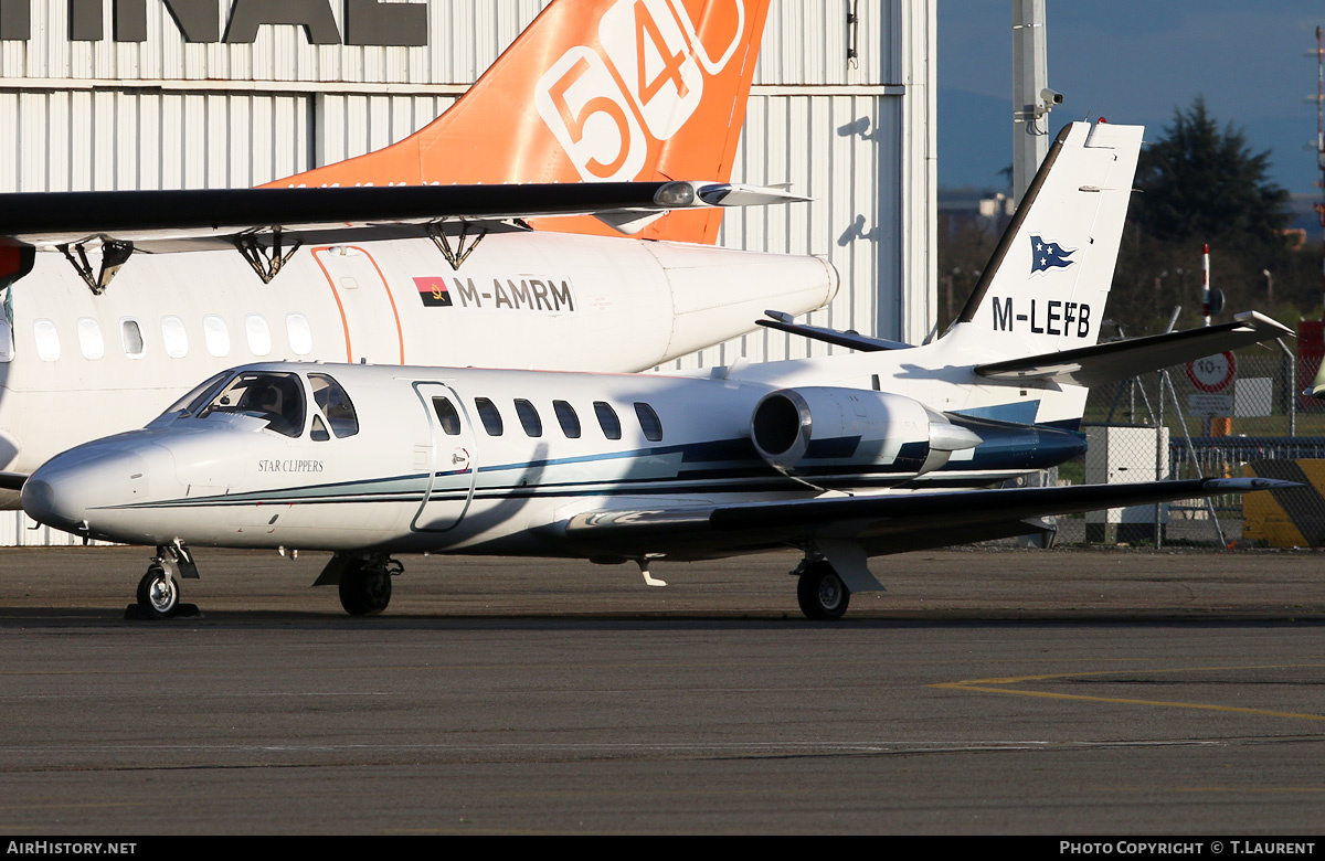 Aircraft Photo of M-LEFB | Cessna 550 Citation II | Star Clippers | AirHistory.net #304178