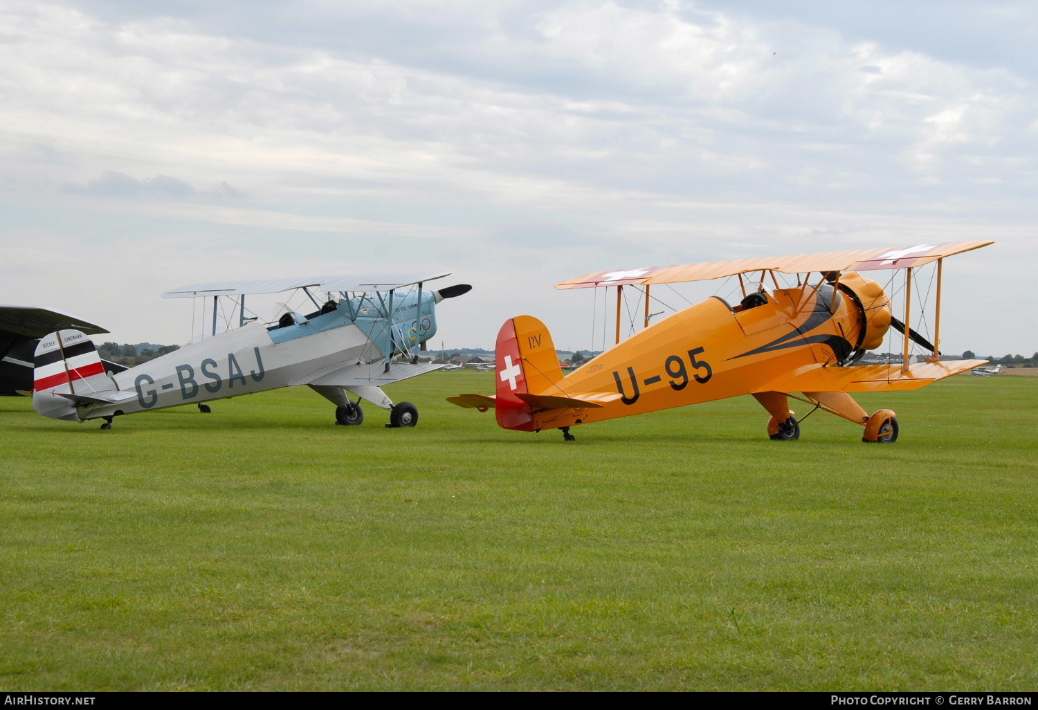 Aircraft Photo of G-BVGP / U-95 | Bücker Bü 133C Jungmeister | Switzerland - Air Force | AirHistory.net #304180