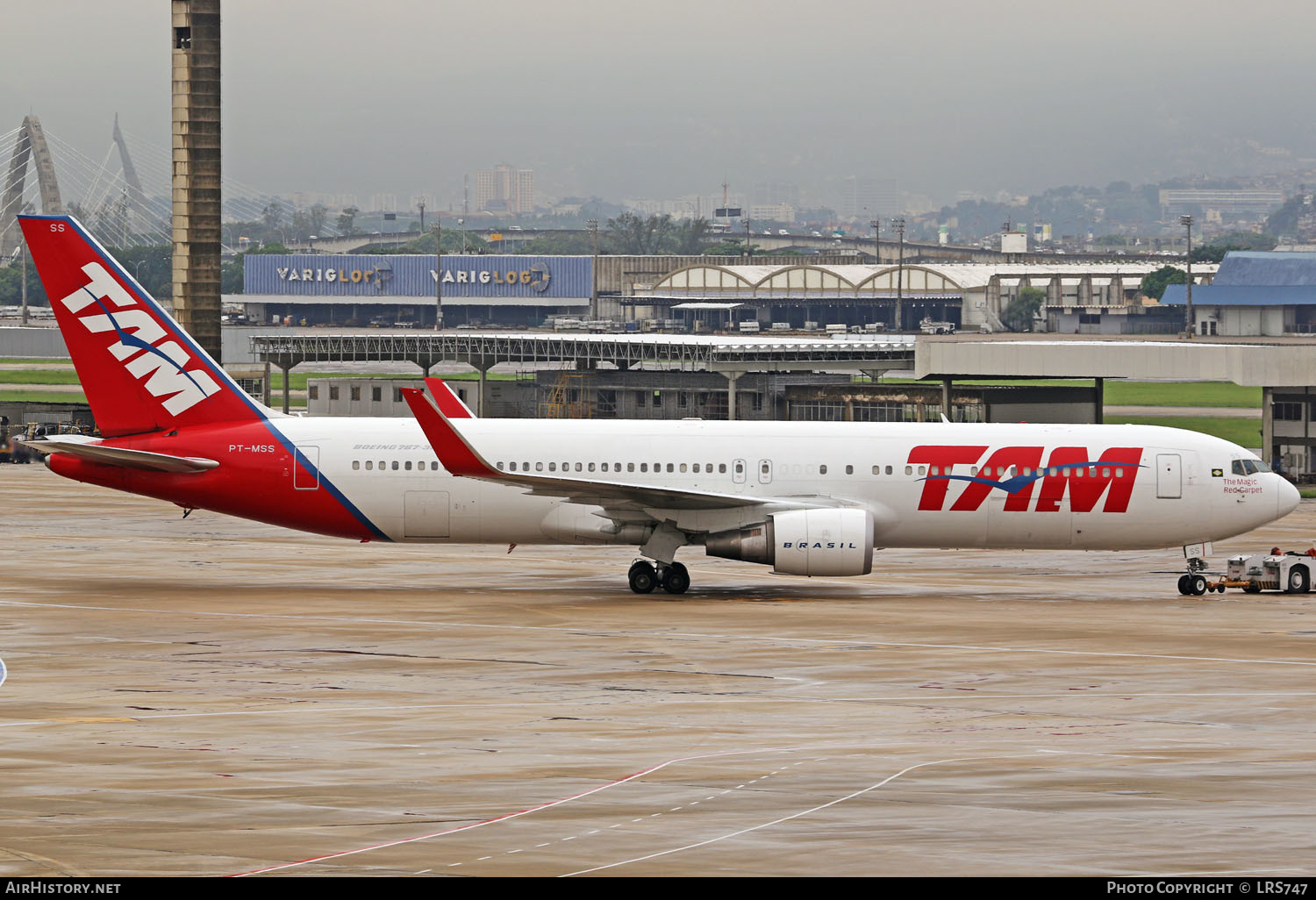 Aircraft Photo of PT-MSS | Boeing 767-316/ER | TAM Linhas Aéreas | AirHistory.net #304192