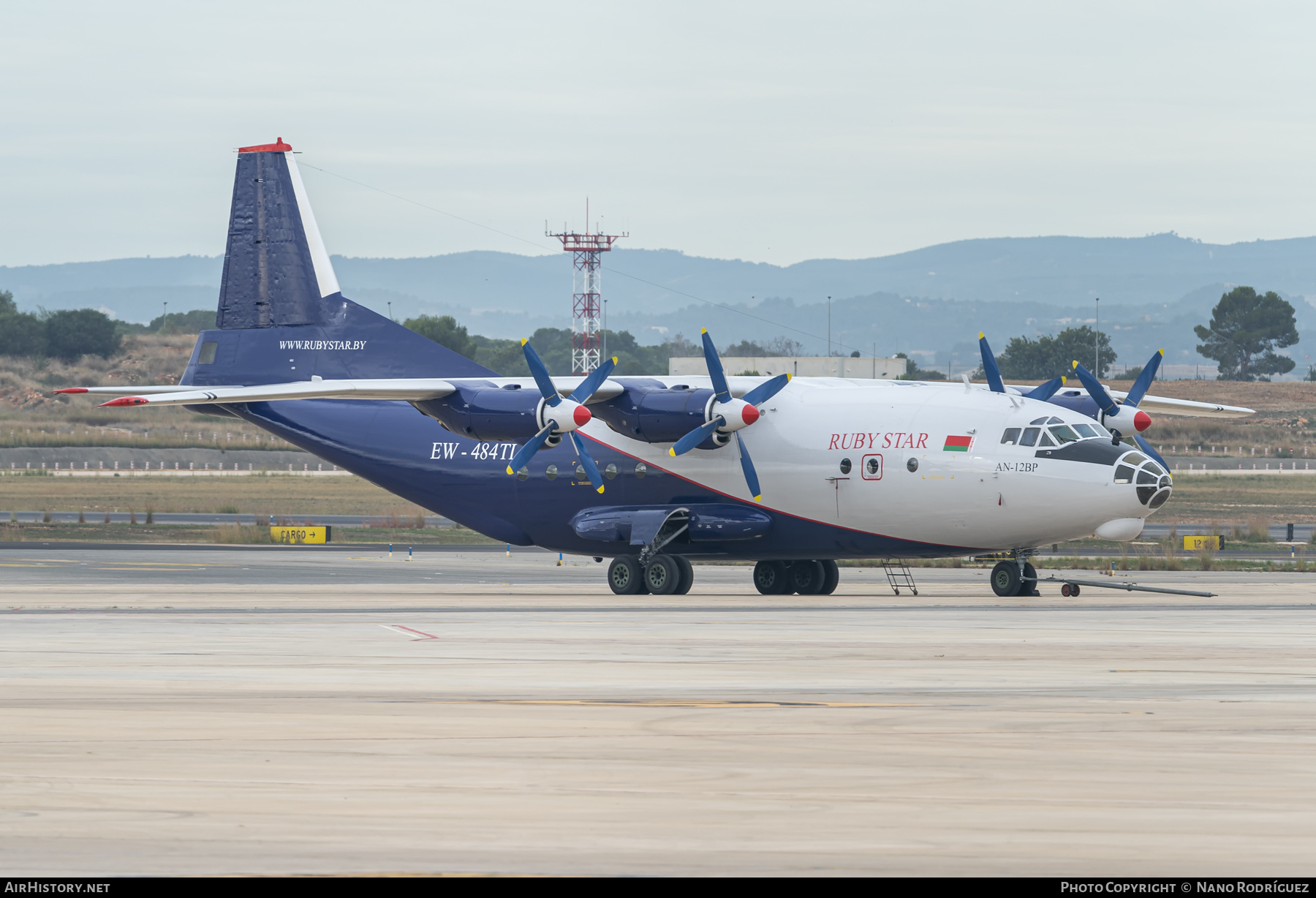 Aircraft Photo of EW-484TI | Antonov An-12B | Ruby Star Airways | AirHistory.net #304197
