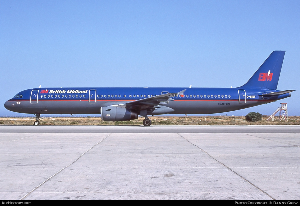 Aircraft Photo of G-MIDF | Airbus A321-231 | British Midland Airways - BMA | AirHistory.net #304220