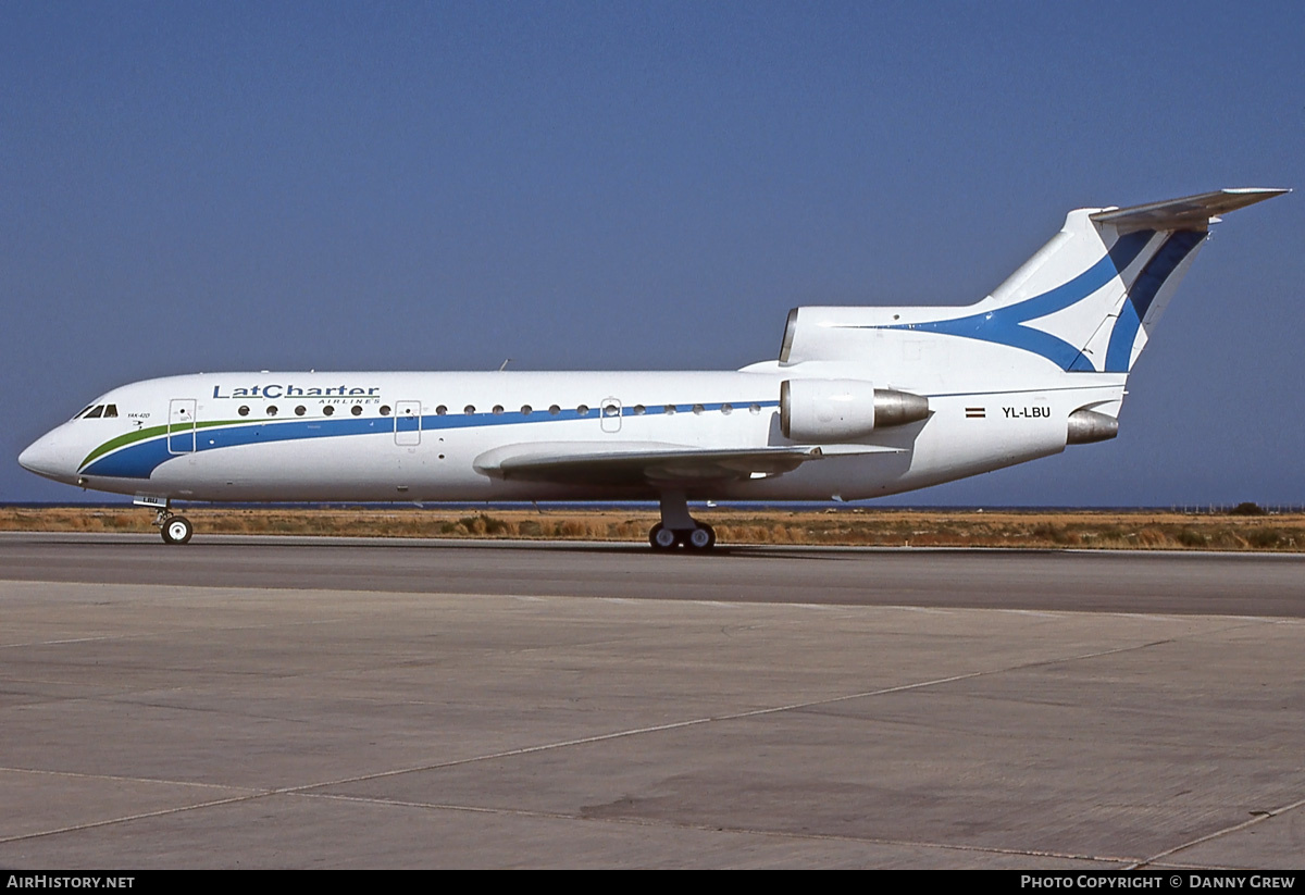 Aircraft Photo of YL-LBU | Yakovlev Yak-42D | LatCharter Airlines | AirHistory.net #304224