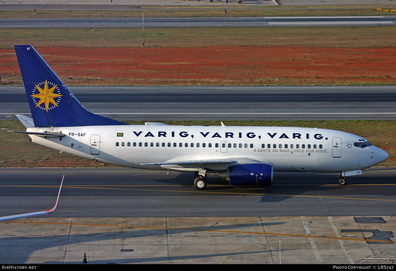 Aircraft Photo of PR-SAF | Boeing 737-7Q8 | Varig | AirHistory.net #304232