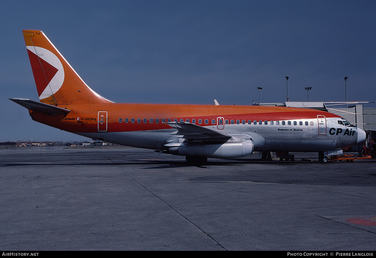 Aircraft Photo of C-GCPQ | Boeing 737-217/Adv | CP Air | AirHistory.net #304233