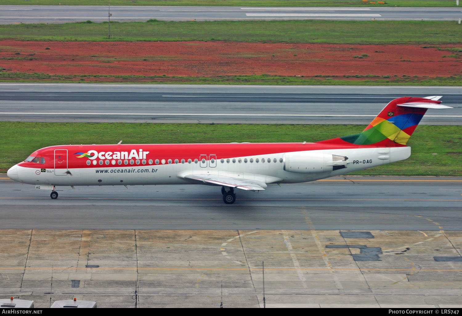 Aircraft Photo of PR-OAG | Fokker 100 (F28-0100) | OceanAir Linhas Aéreas | AirHistory.net #304245