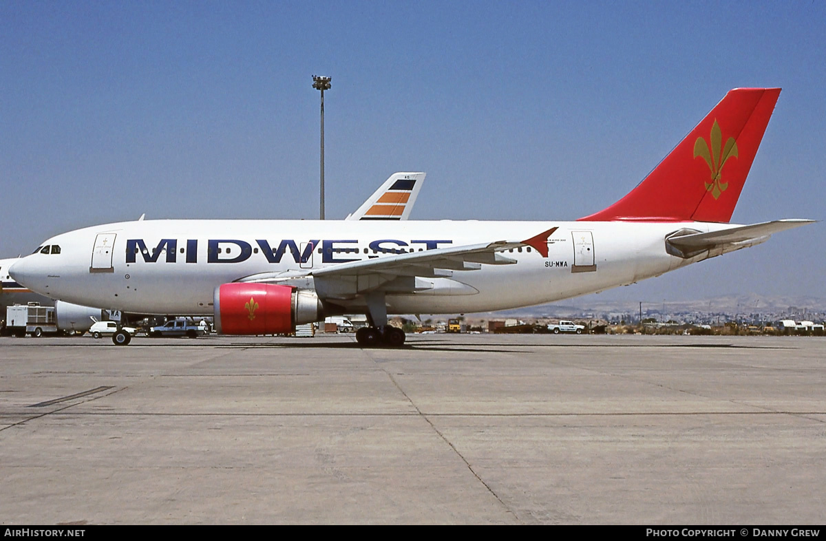 Aircraft Photo of SU-MWA | Airbus A310-304 | Midwest Airlines | AirHistory.net #304256