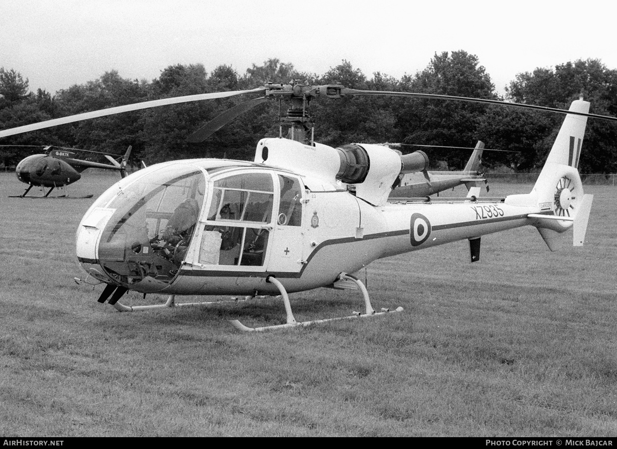 Aircraft Photo of XZ935 | Aerospatiale SA-341D Gazelle HT3 | UK - Air Force | AirHistory.net #304272