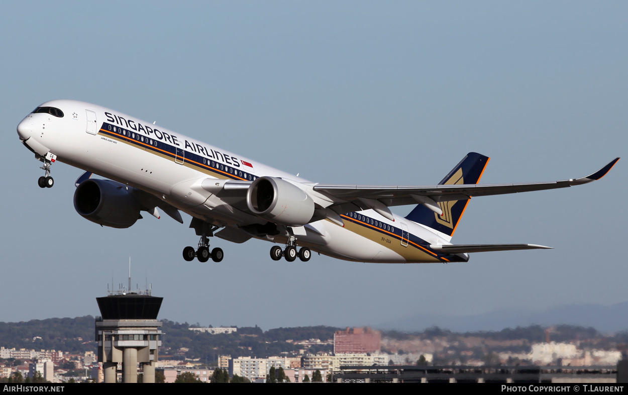 Aircraft Photo of 9V-SGA | Airbus A350-941ULR | Singapore Airlines | AirHistory.net #304284