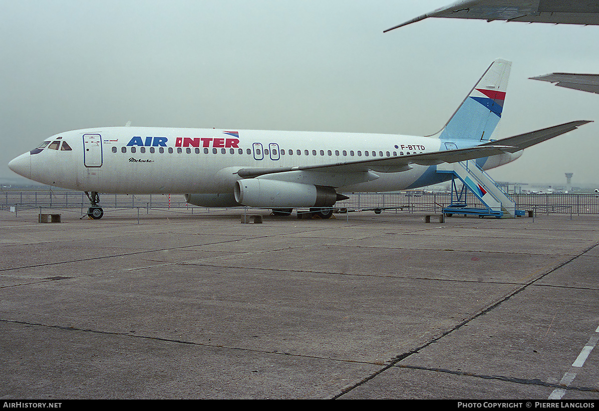 Aircraft Photo of F-BTTD | Dassault Mercure 100 | Air Inter | AirHistory.net #304319