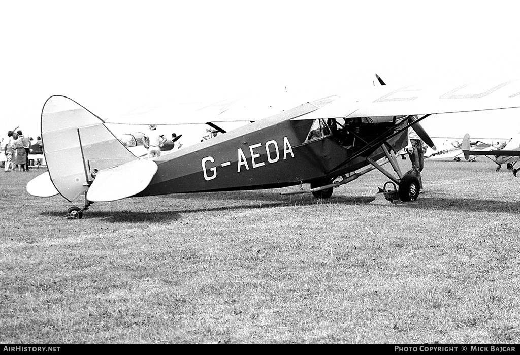 Aircraft Photo of G-AEOA | De Havilland D.H. 80A Puss Moth | AirHistory.net #304349