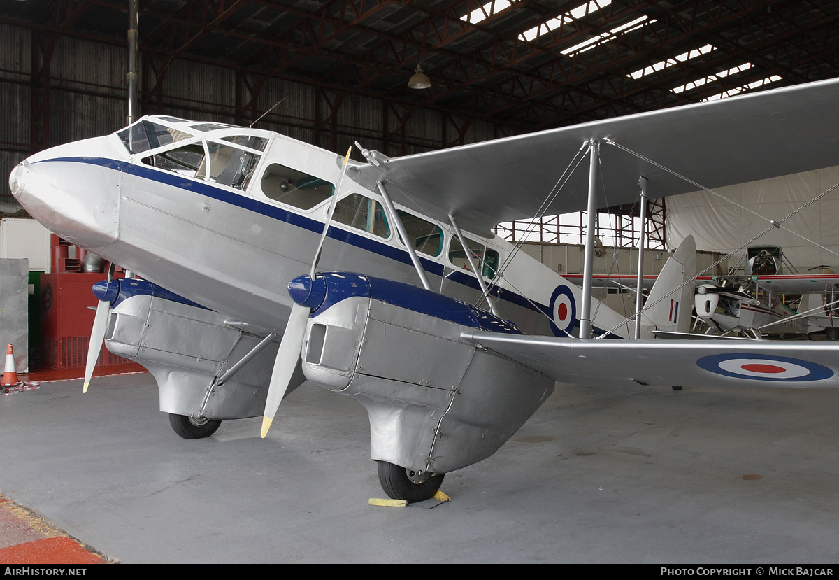 Aircraft Photo of G-AIDL / TX310 | De Havilland D.H. 89A Dragon Rapide | UK - Air Force | AirHistory.net #304351