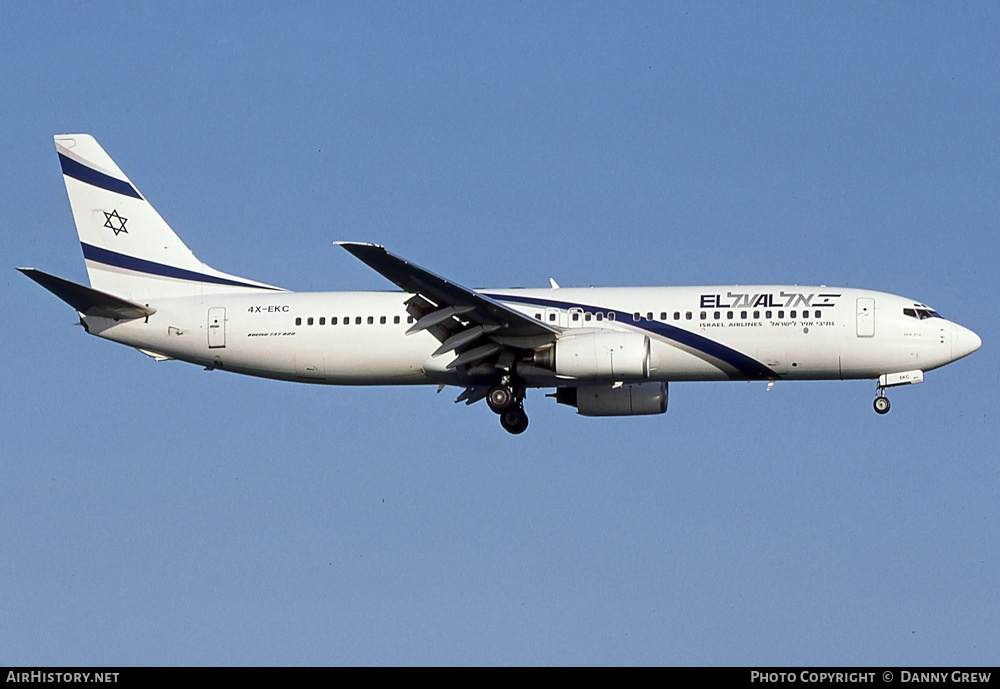 Aircraft Photo of 4X-EKC | Boeing 737-858 | El Al Israel Airlines | AirHistory.net #304366