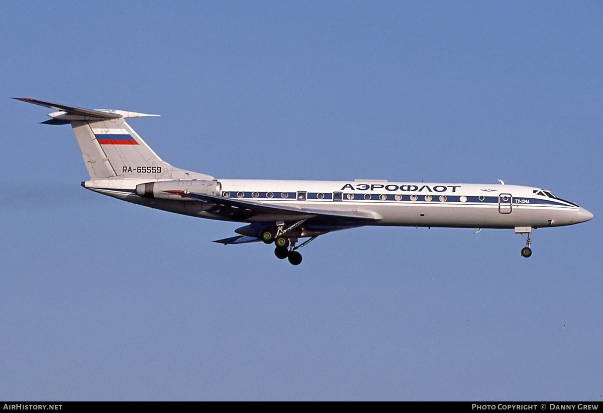 Aircraft Photo of RA-65559 | Tupolev Tu-134AK | Aeroflot | AirHistory.net #304367