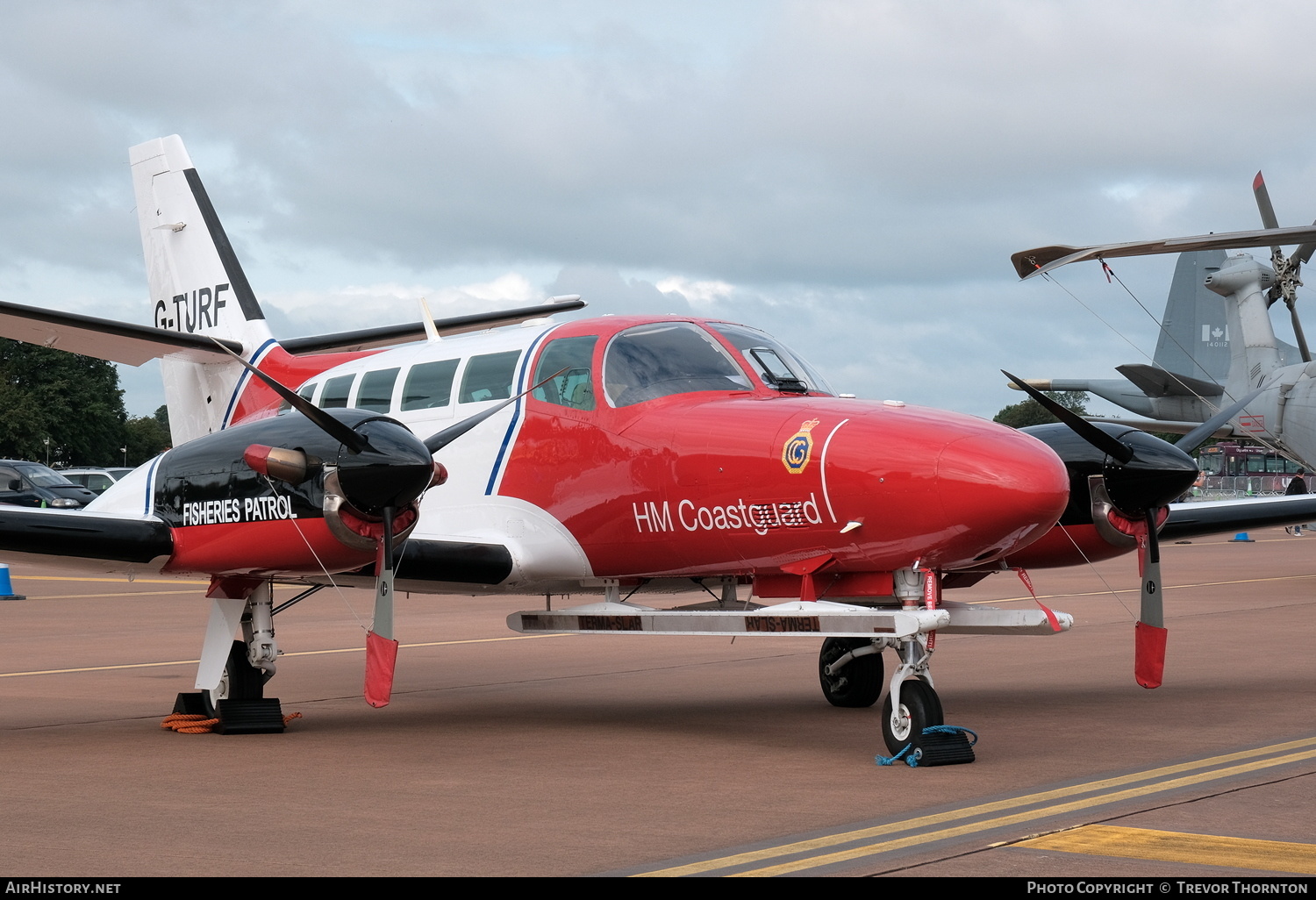 Aircraft Photo of G-TURF | Reims F406 Caravan II | HM Coastguard | AirHistory.net #304389