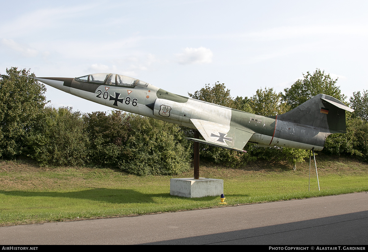 Aircraft Photo of 2086 | Lockheed F-104F Starfighter | Germany - Air Force | AirHistory.net #304399