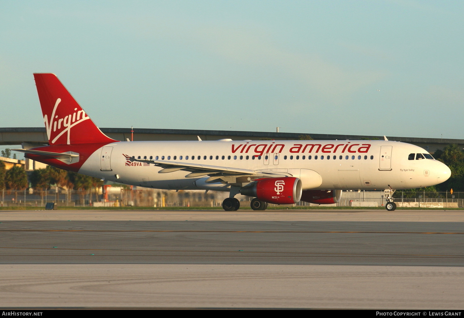 Aircraft Photo of N849VA | Airbus A320-214 | Virgin America | AirHistory.net #304428