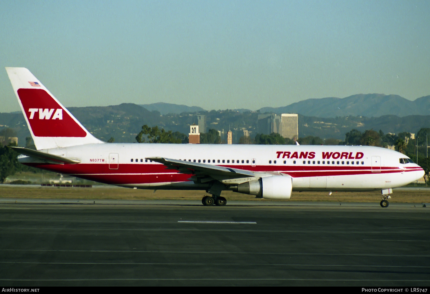 Aircraft Photo of N607TW | Boeing 767-231 | Trans World Airlines - TWA | AirHistory.net #304438