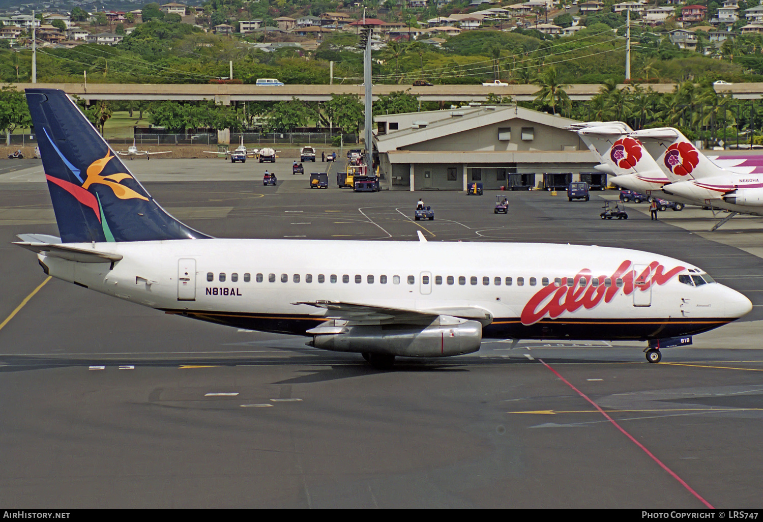Aircraft Photo of N818AL | Boeing 737-230/Adv | Aloha Airlines | AirHistory.net #304446