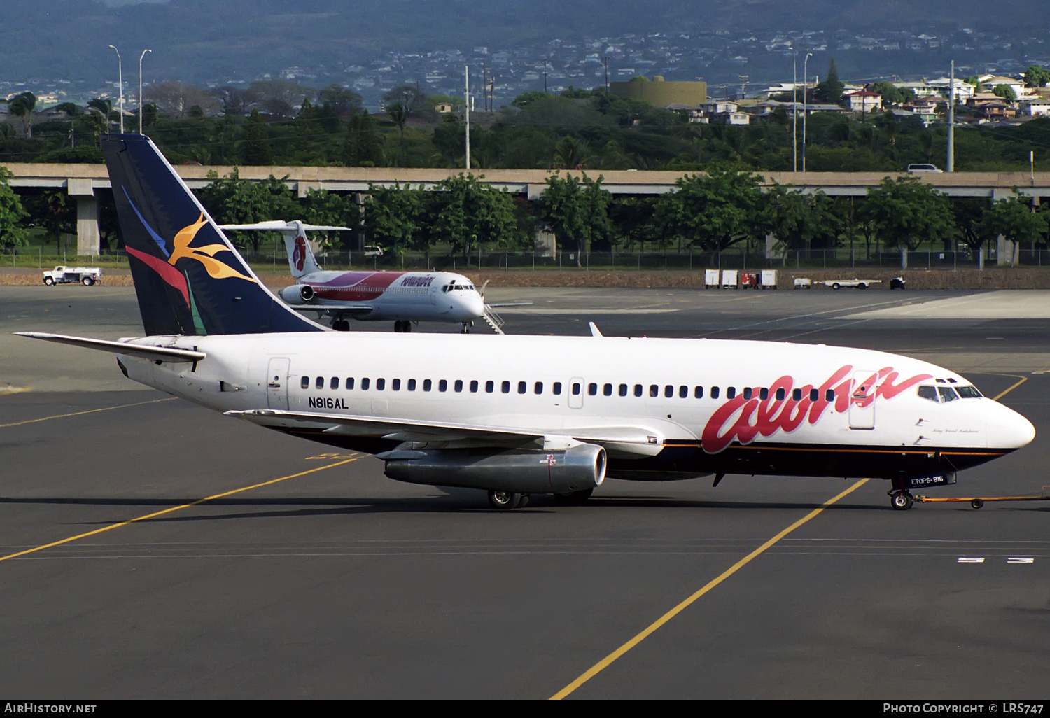 Aircraft Photo of N816AL | Boeing 737-2X6C/Adv | Aloha Airlines | AirHistory.net #304456