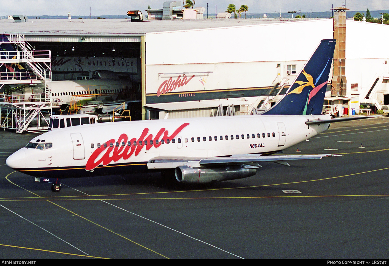 Aircraft Photo of N804AL | Boeing 737-2Q9/Adv | Aloha Airlines | AirHistory.net #304480