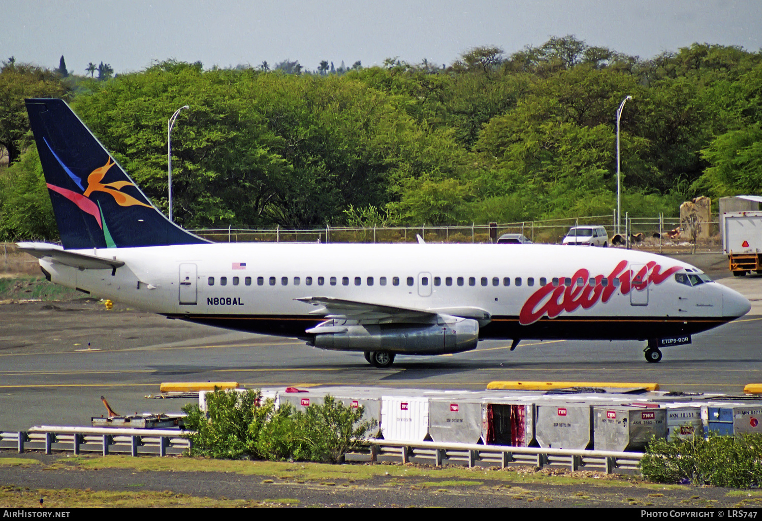 Aircraft Photo of N808AL | Boeing 737-2T4/Adv | Aloha Airlines | AirHistory.net #304487