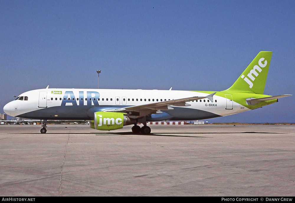 Aircraft Photo of G-BXKA | Airbus A320-214 | JMC Air | AirHistory.net #304514