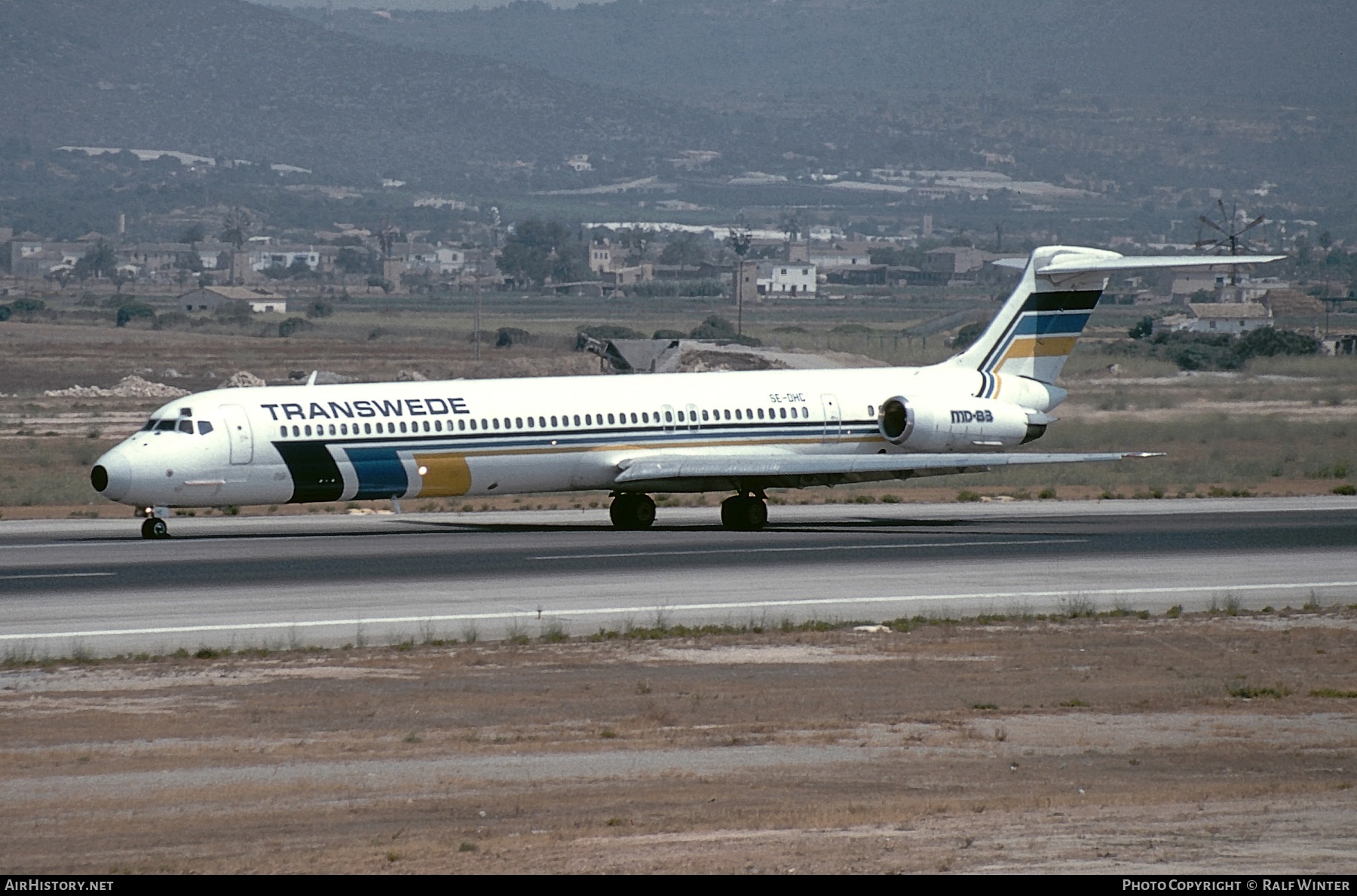 Aircraft Photo of SE-DHC | McDonnell Douglas MD-83 (DC-9-83) | Transwede Airways | AirHistory.net #304526