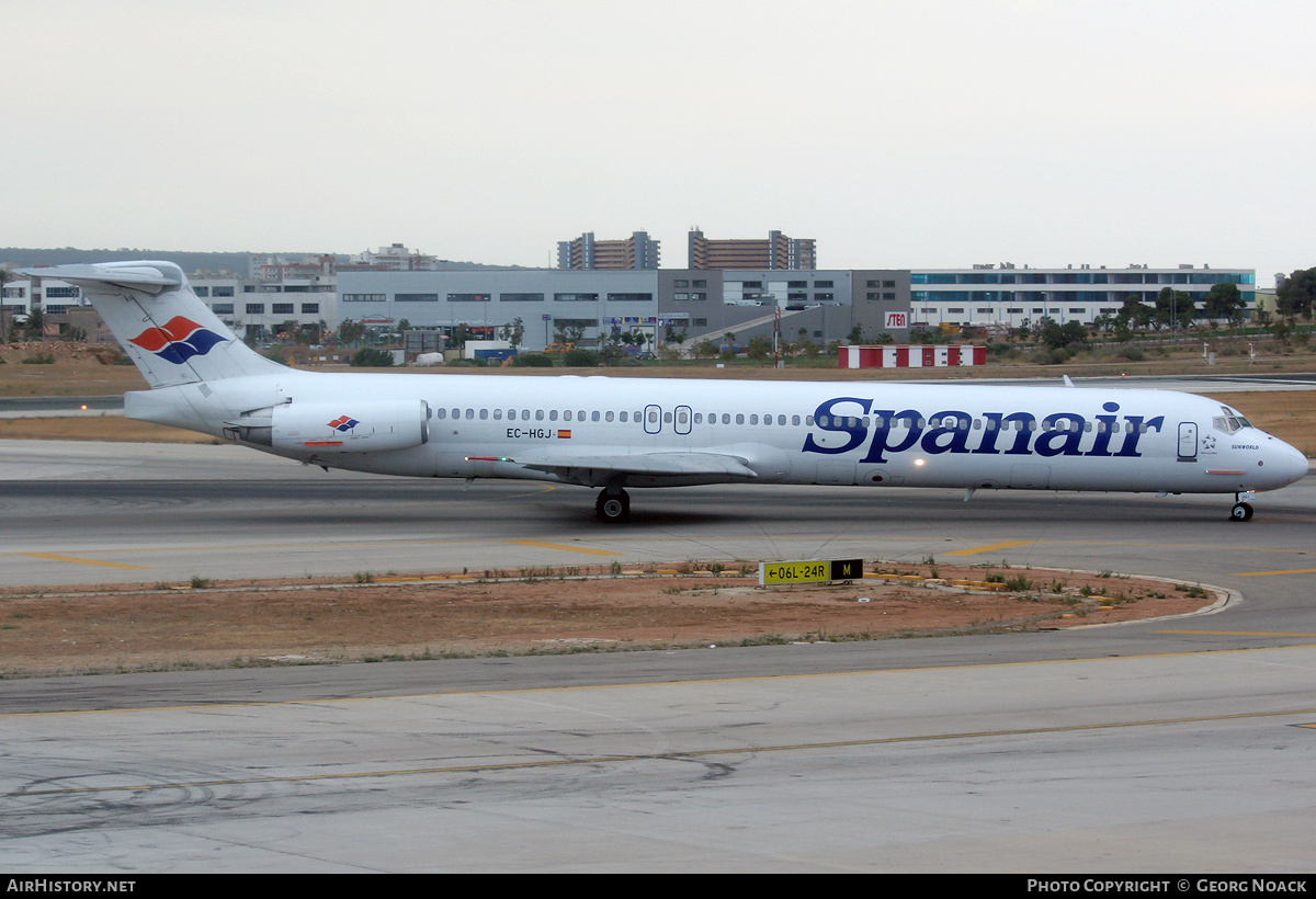Aircraft Photo of EC-HGJ | McDonnell Douglas MD-82 (DC-9-82) | Spanair | AirHistory.net #304535