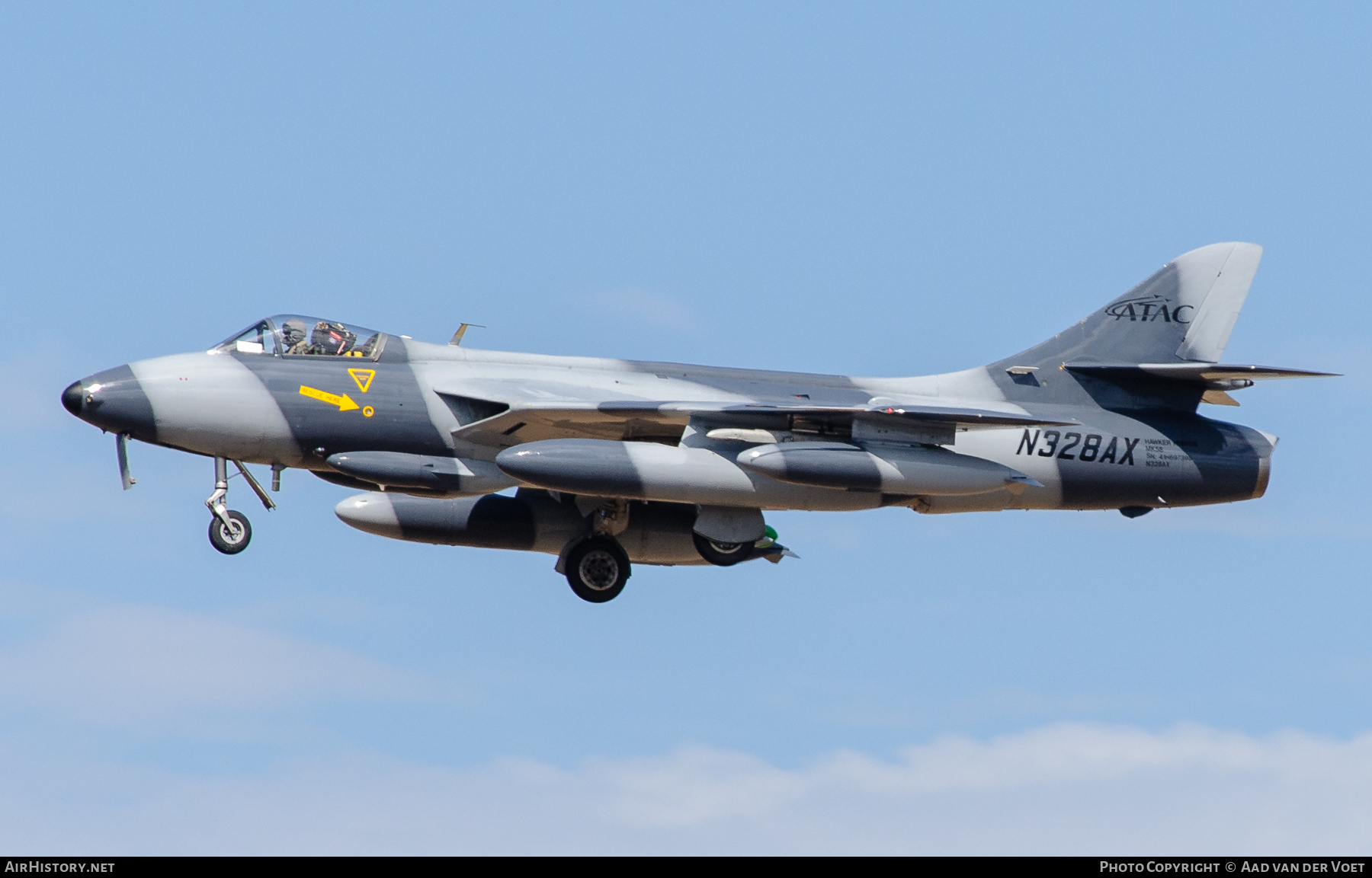 Aircraft Photo of N328AX | Hawker Hunter F58 | ATAC - Airborne Tactical Advantage Company | AirHistory.net #304548