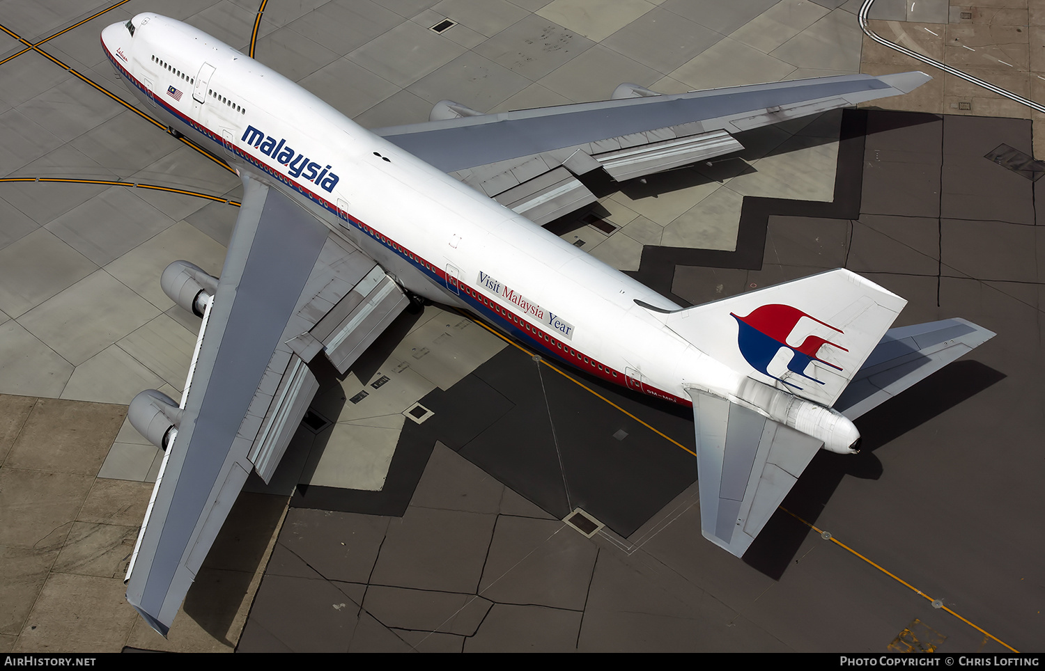 Aircraft Photo of 9M-MPJ | Boeing 747-4H6 | Malaysia Airlines | AirHistory.net #304564