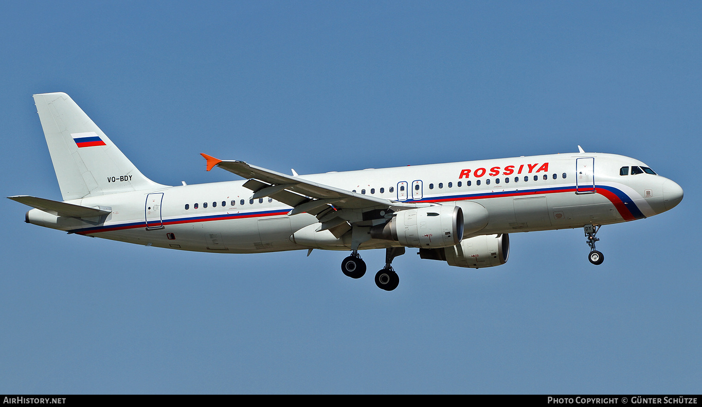 Aircraft Photo of VQ-BDY | Airbus A320-214 | Rossiya - Russian Airlines | AirHistory.net #304591