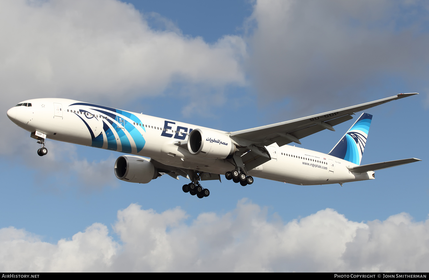 Aircraft Photo of SU-GDP | Boeing 777-36N/ER | EgyptAir | AirHistory.net #304594