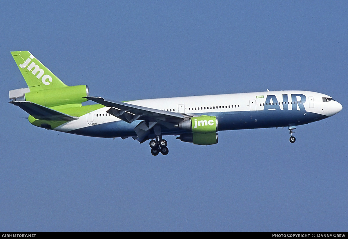 Aircraft Photo of G-LYON | McDonnell Douglas DC-10-30 | JMC Air | AirHistory.net #304634