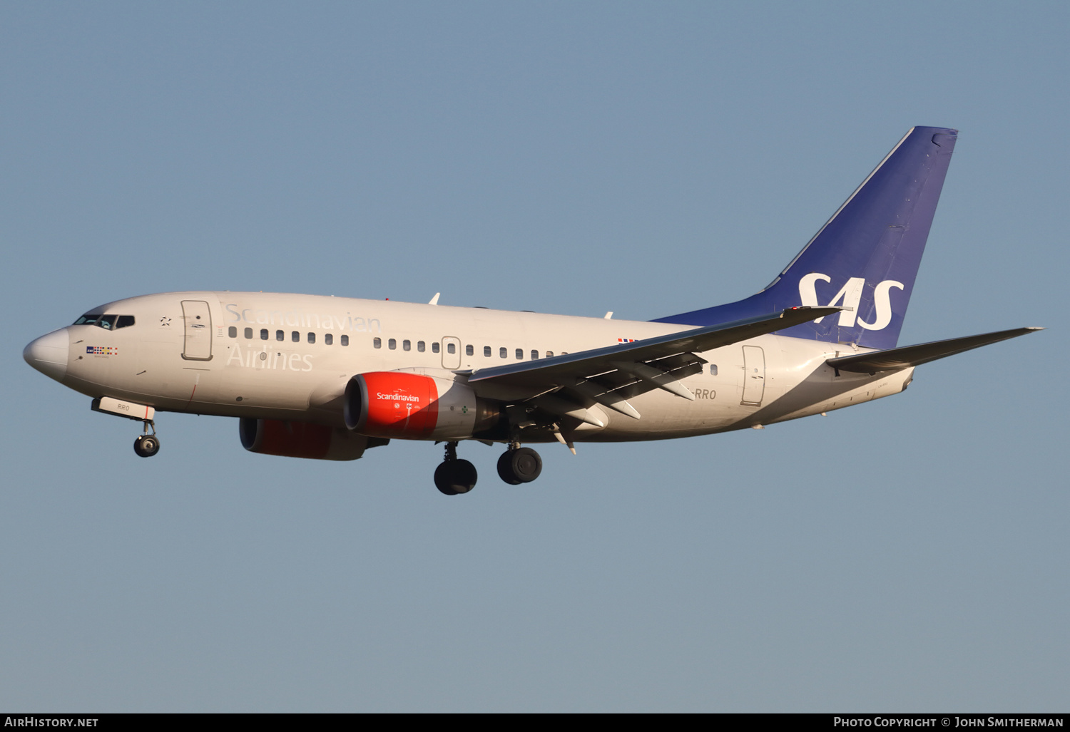 Aircraft Photo of LN-RRO | Boeing 737-683 | Scandinavian Airlines - SAS | AirHistory.net #304642