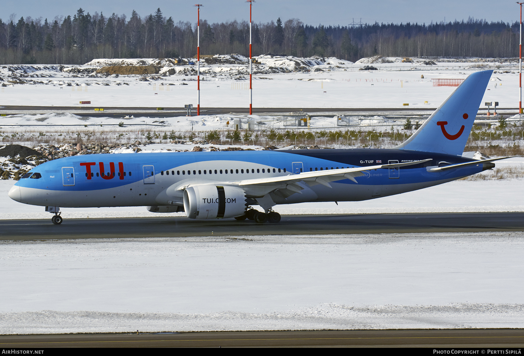Aircraft Photo of G-TUIF | Boeing 787-8 Dreamliner | TUI | AirHistory.net #304650