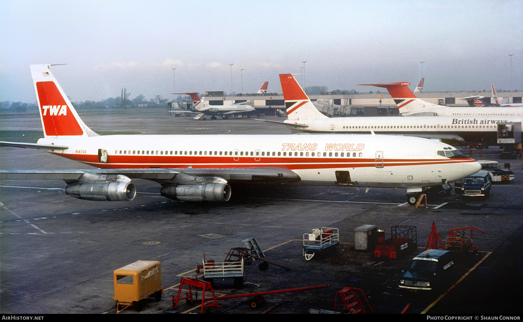 Aircraft Photo of N18706 | Boeing 707-331B | Trans World Airlines - TWA | AirHistory.net #304680