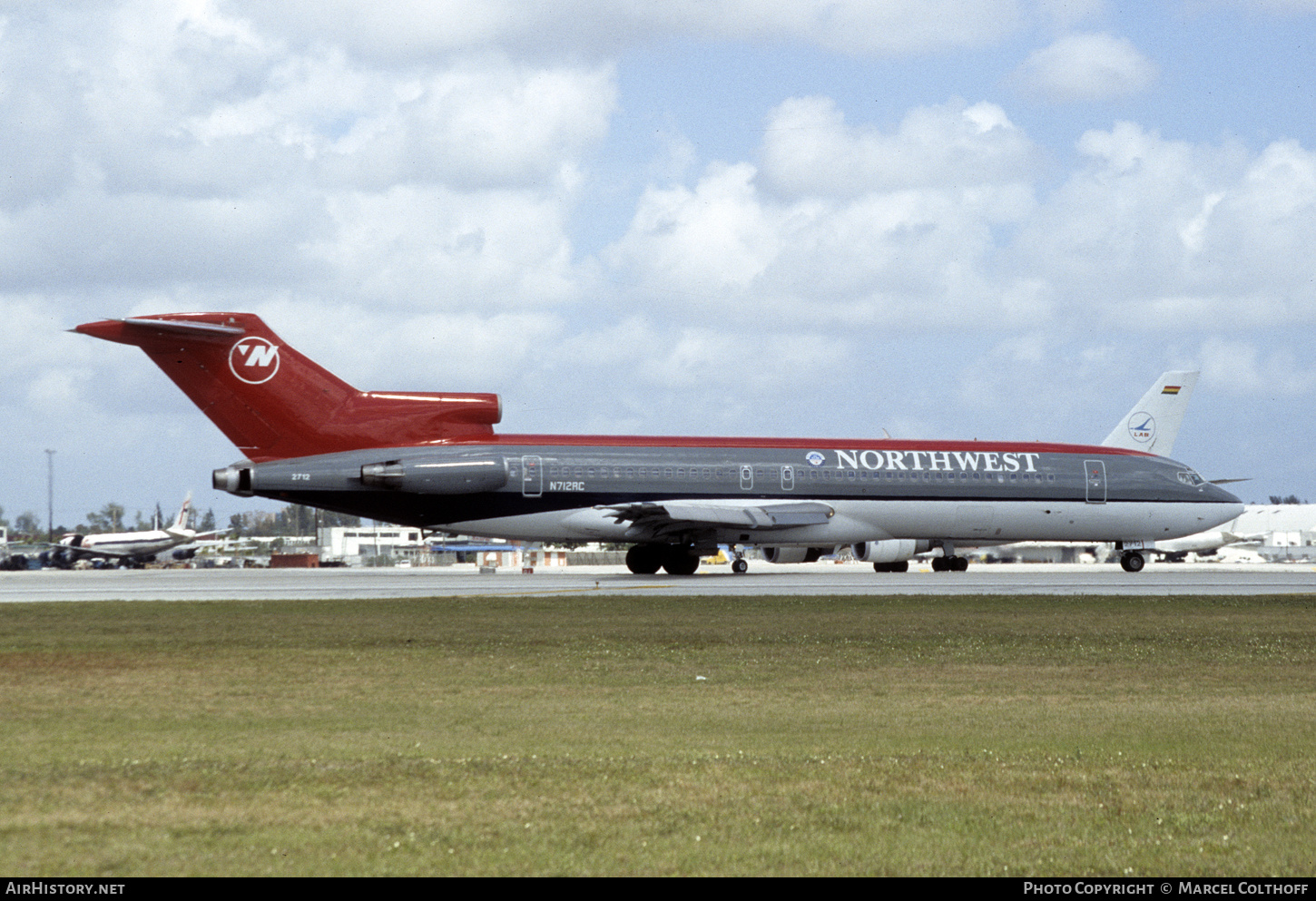 Aircraft Photo of N712RC | Boeing 727-2S7/Adv | Northwest Airlines | AirHistory.net #304689